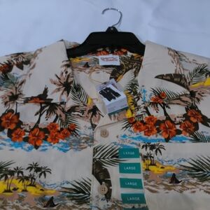 Tropical Print Men's Jacket